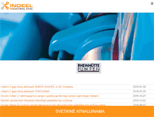 Tablet Screenshot of indeel.lt